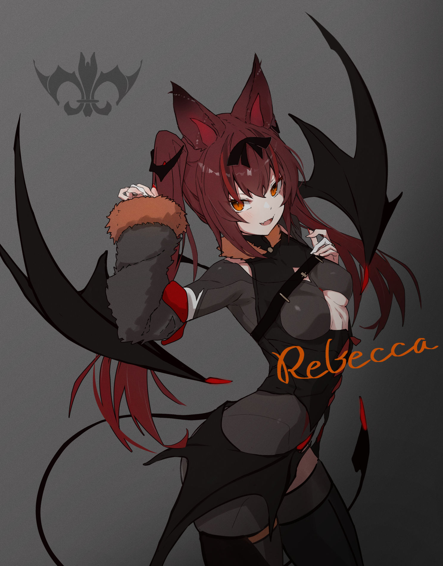 丽贝卡插画图片壁纸