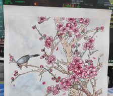 国画工笔花鸟-国画中国画