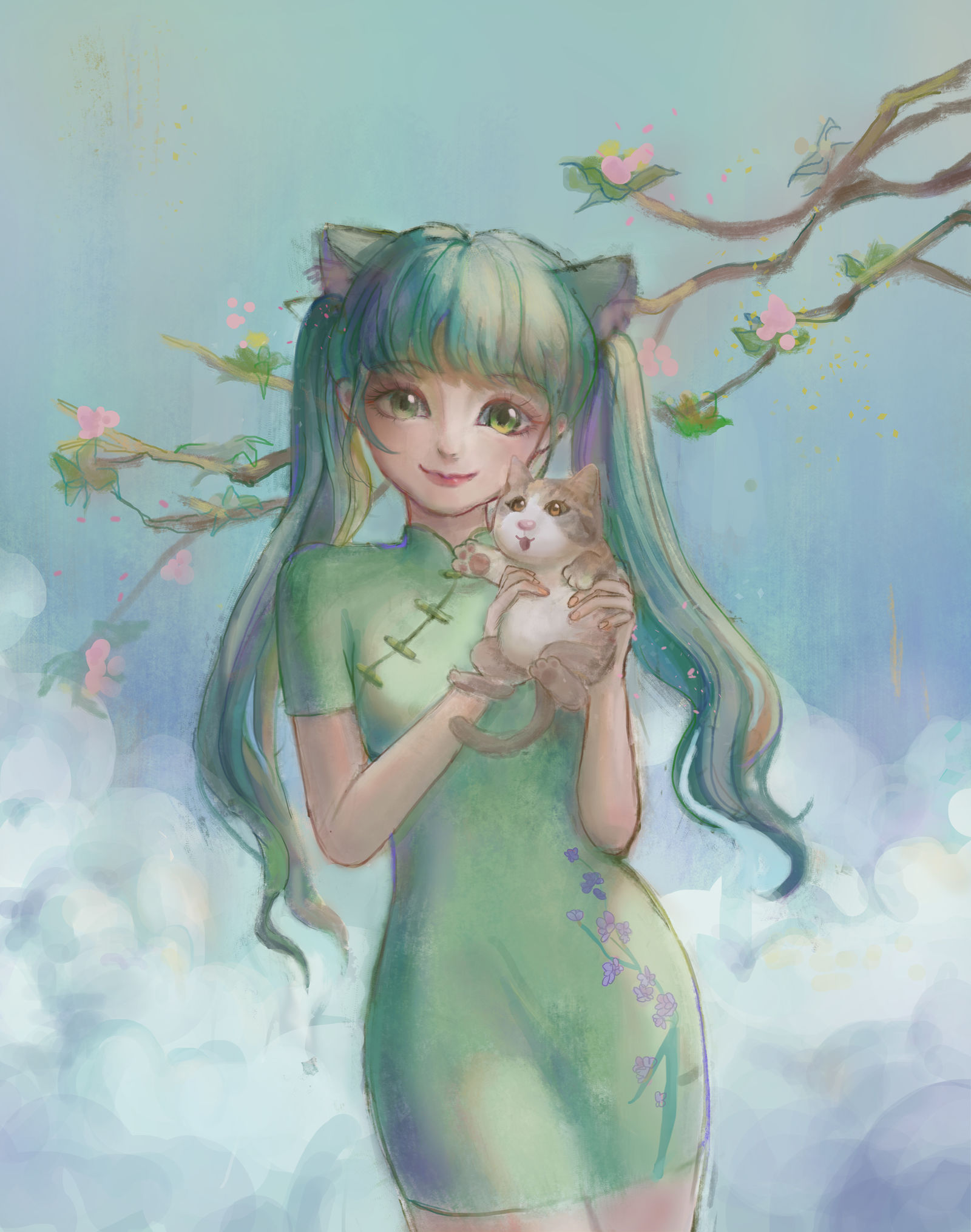 初音未来插画图片壁纸