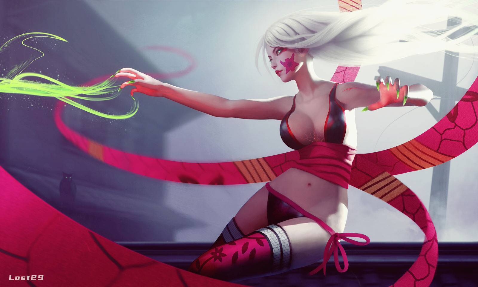 练习 堕姬 鬼灭之刃堕姬原创作品 触站