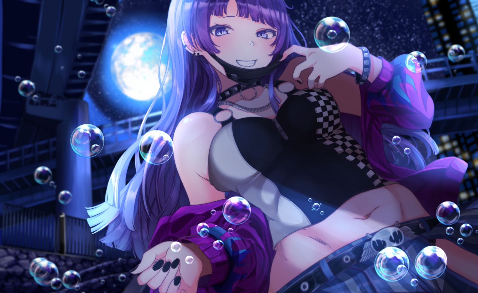 【夜光】田中摩美々插画图片壁纸