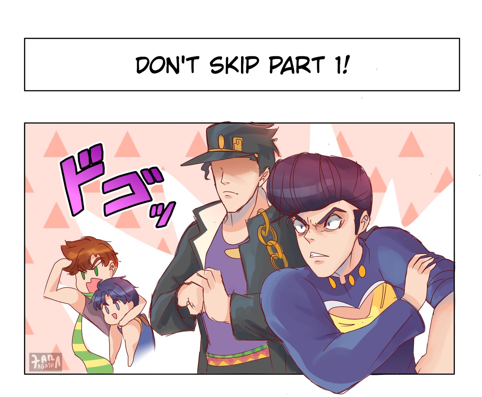 Jojo fans for no reason插画图片壁纸