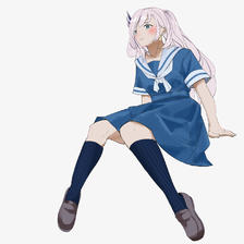 School Uniform Reine插画图片壁纸