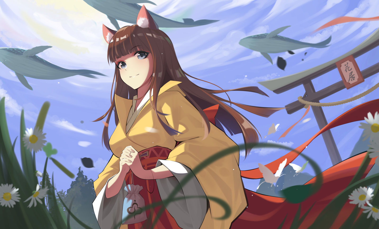 游行-插画横图原创作品-触站