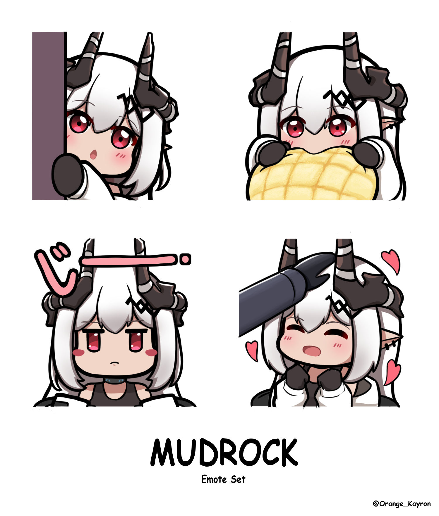 Mudrock Discord Stickers.