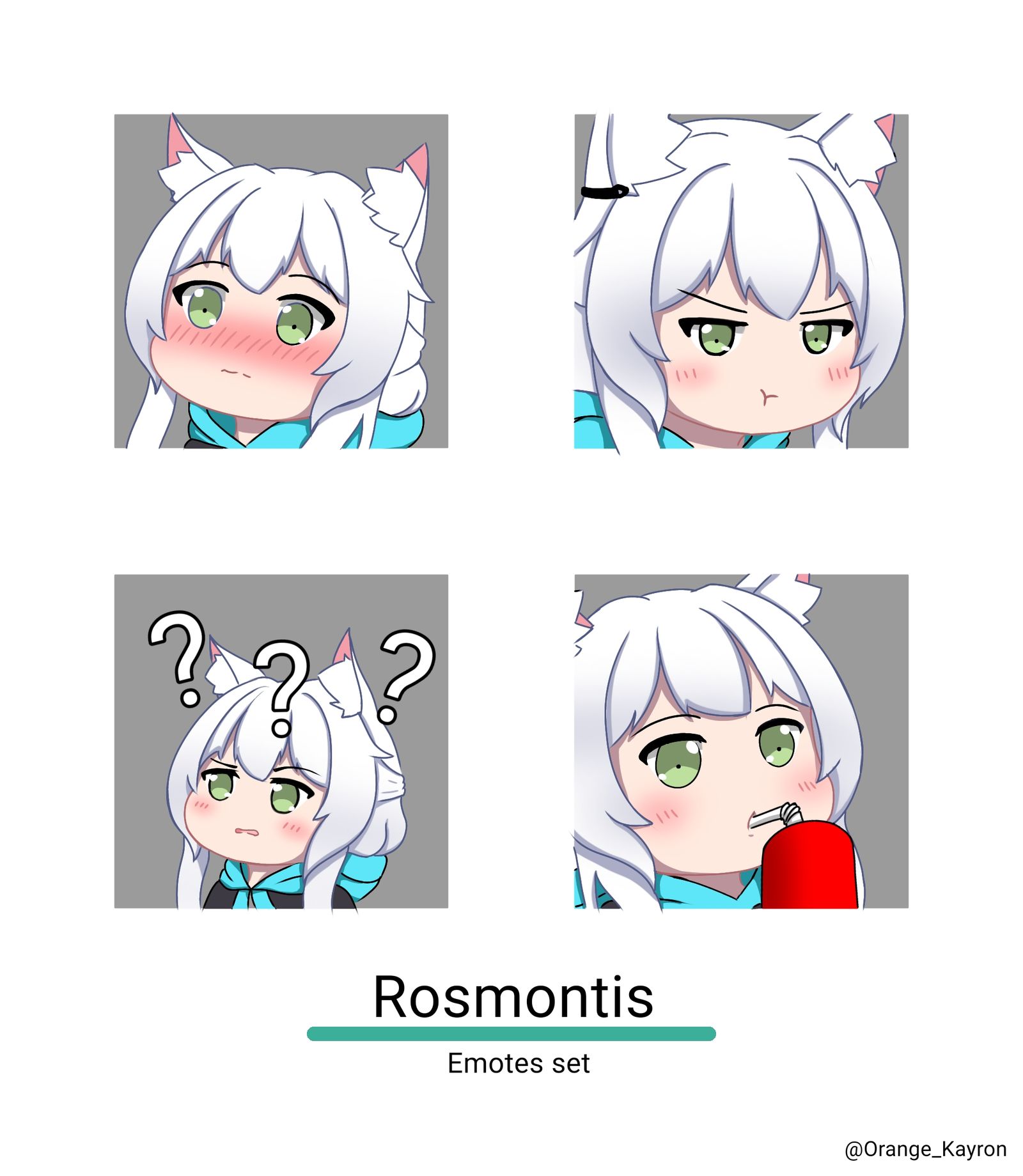 Romontis Emotes-明日方舟Rosmontis(明日方舟)