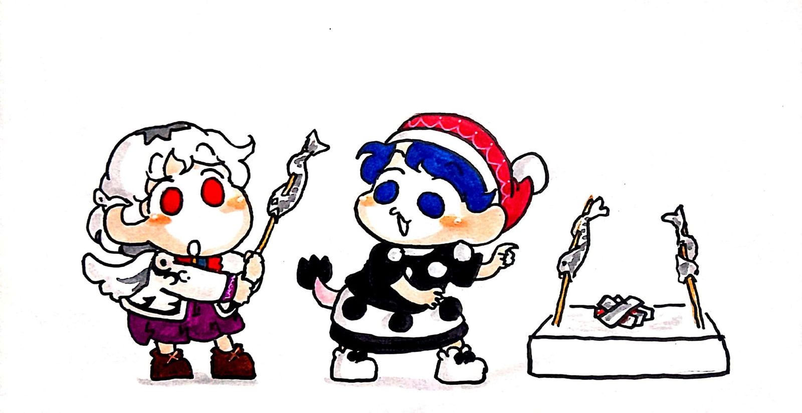像垂头什么的插画图片壁纸