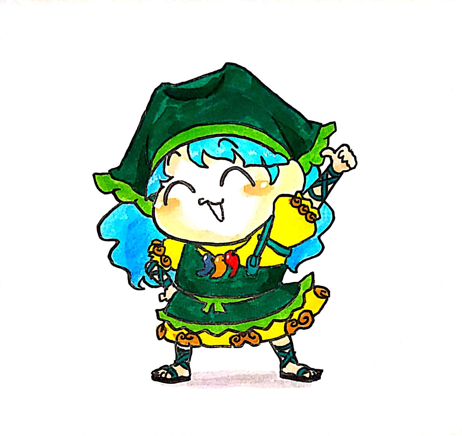 像垂头什么的插画图片壁纸