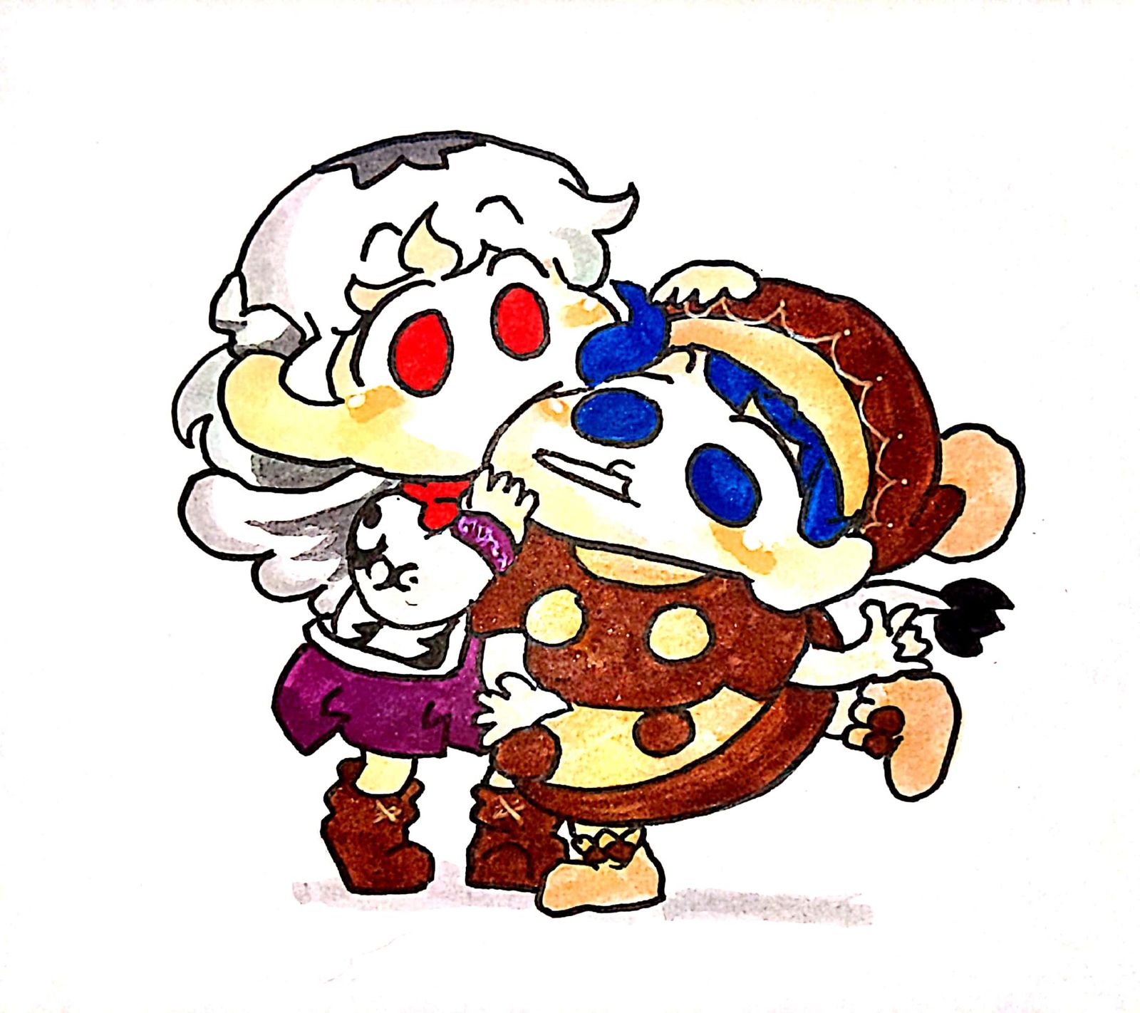 像垂头什么的插画图片壁纸