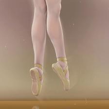 芭蕾舞练习中♡插画图片壁纸