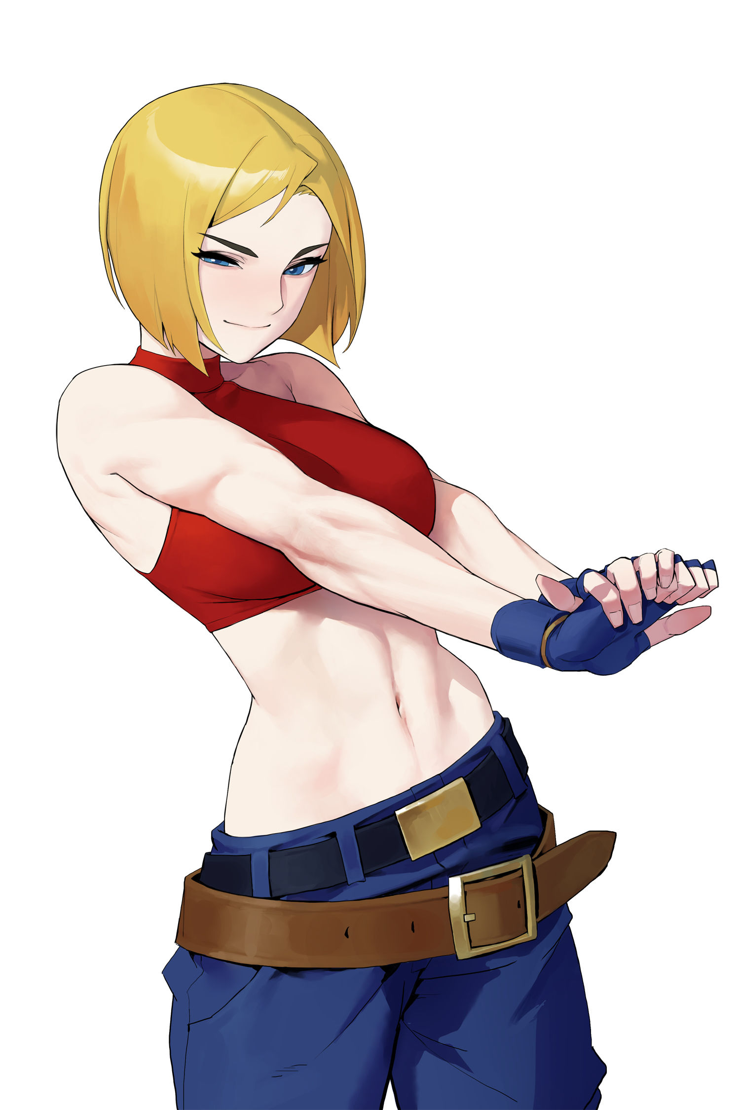 KOF Blue Mary插画图片壁纸