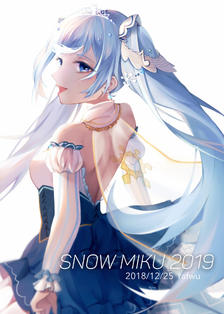 雪初音2019插画图片壁纸