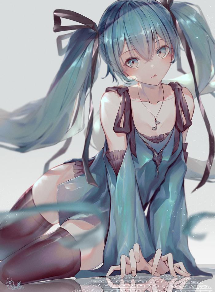 初音未来插画图片壁纸