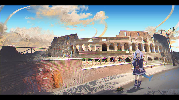 Colosseum插画图片壁纸