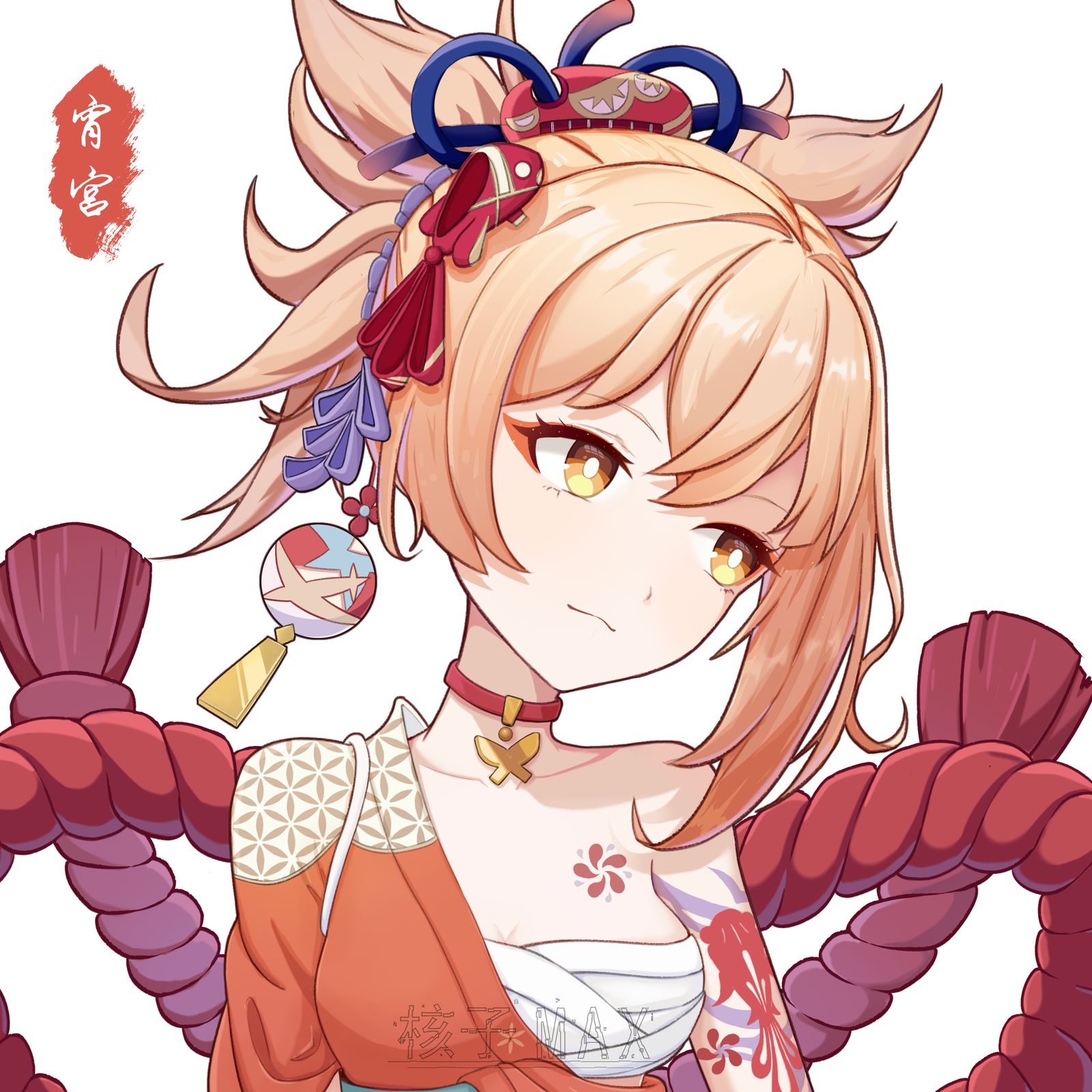 原神同人宵宫原神头像