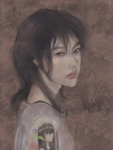 Tattoo girl插画图片壁纸