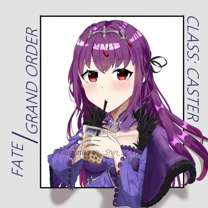 Scathach/Skadi Fate Grand Order插画图片壁纸