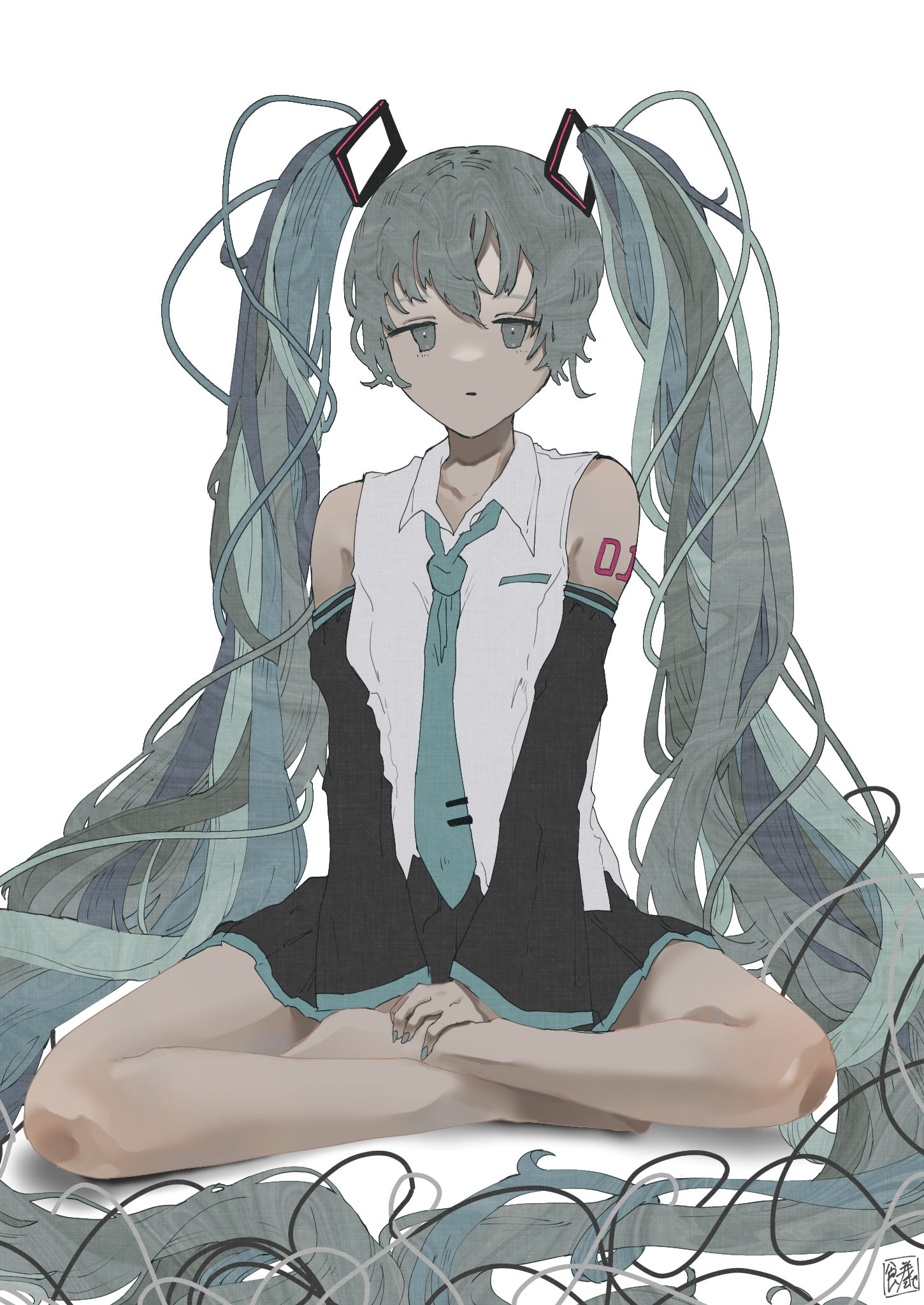 初音插画图片壁纸