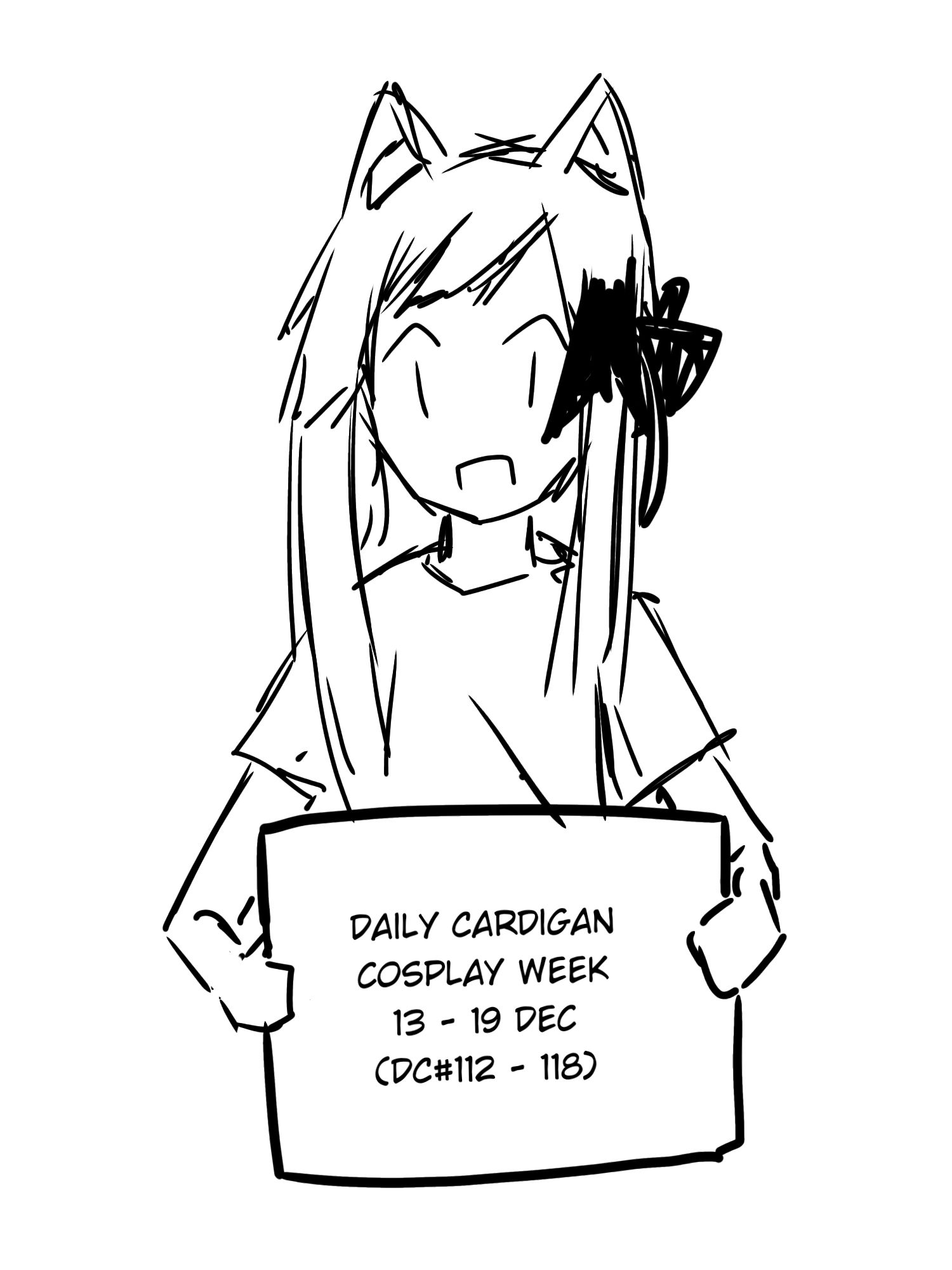 Daily Cardigan #101-110插画图片壁纸