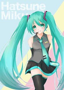 初音未来插画图片壁纸