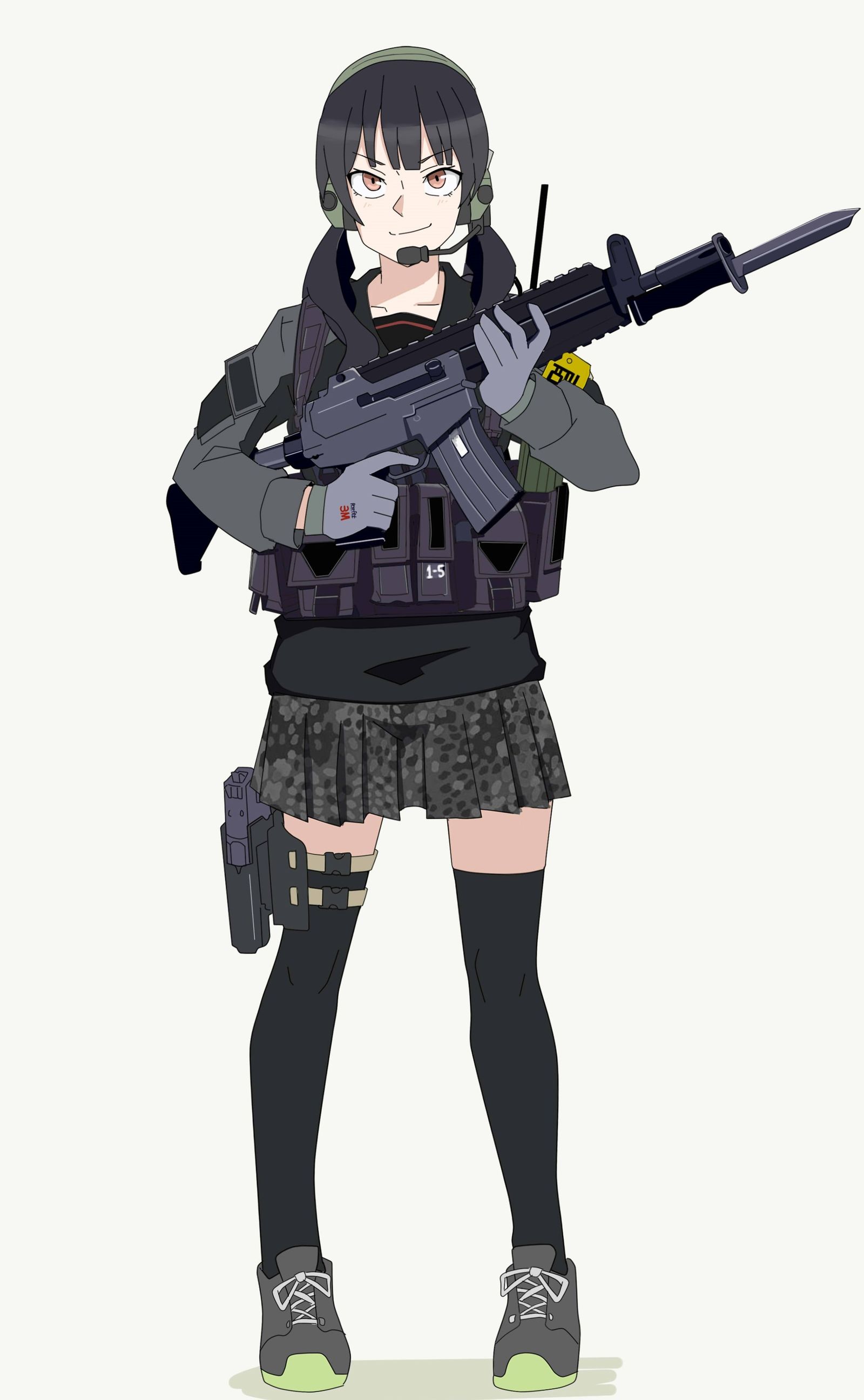 军需女高中生-K1A現代個人装具