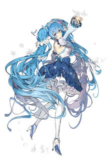 雪初音插画图片壁纸