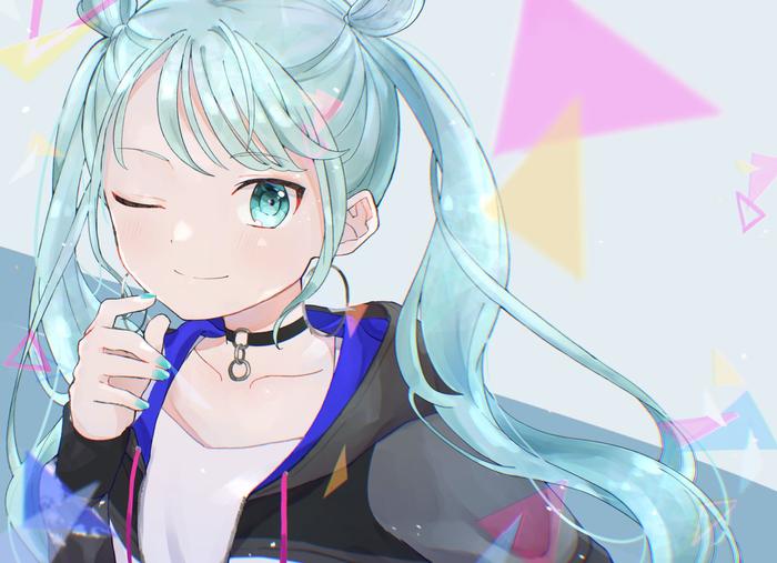 初音未来插画图片壁纸