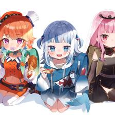 Loli HololiveEN Myth插画图片壁纸