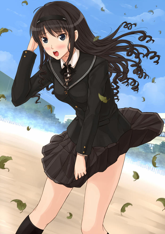 Amagami【森岛前辈・神风】插画图片壁纸