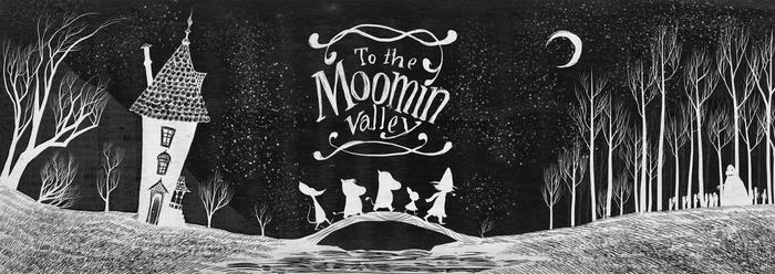 Moomin插画图片壁纸
