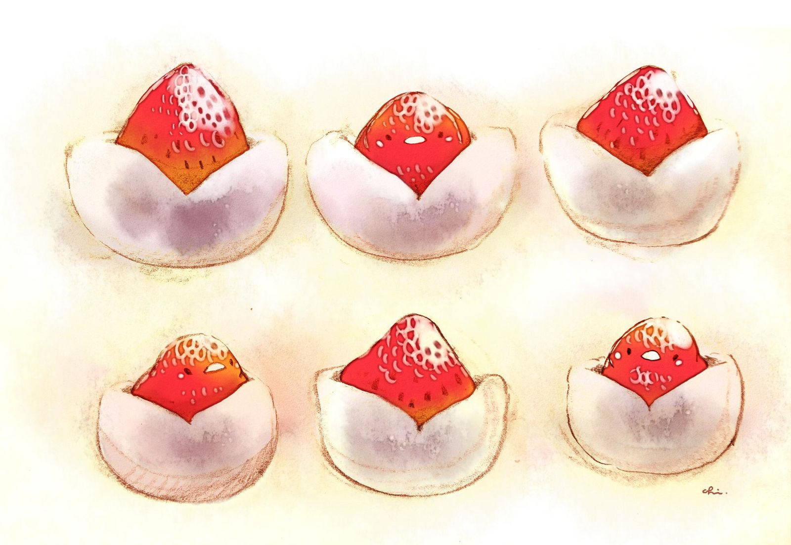 草莓大福-原创すいーとり
