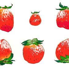 草莓节插画图片壁纸