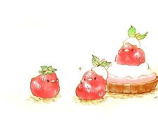 时尚草莓-原创すいーとり