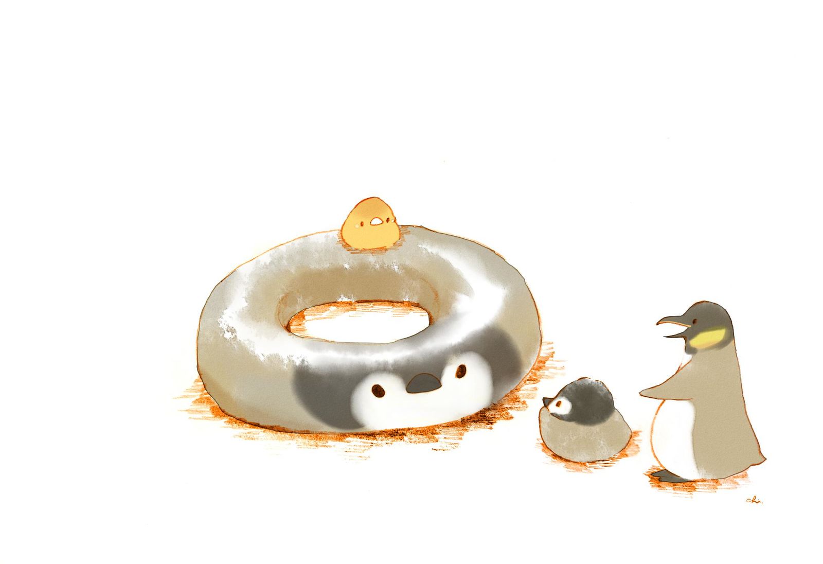 企鹅甜甜圈-原创すいーとり