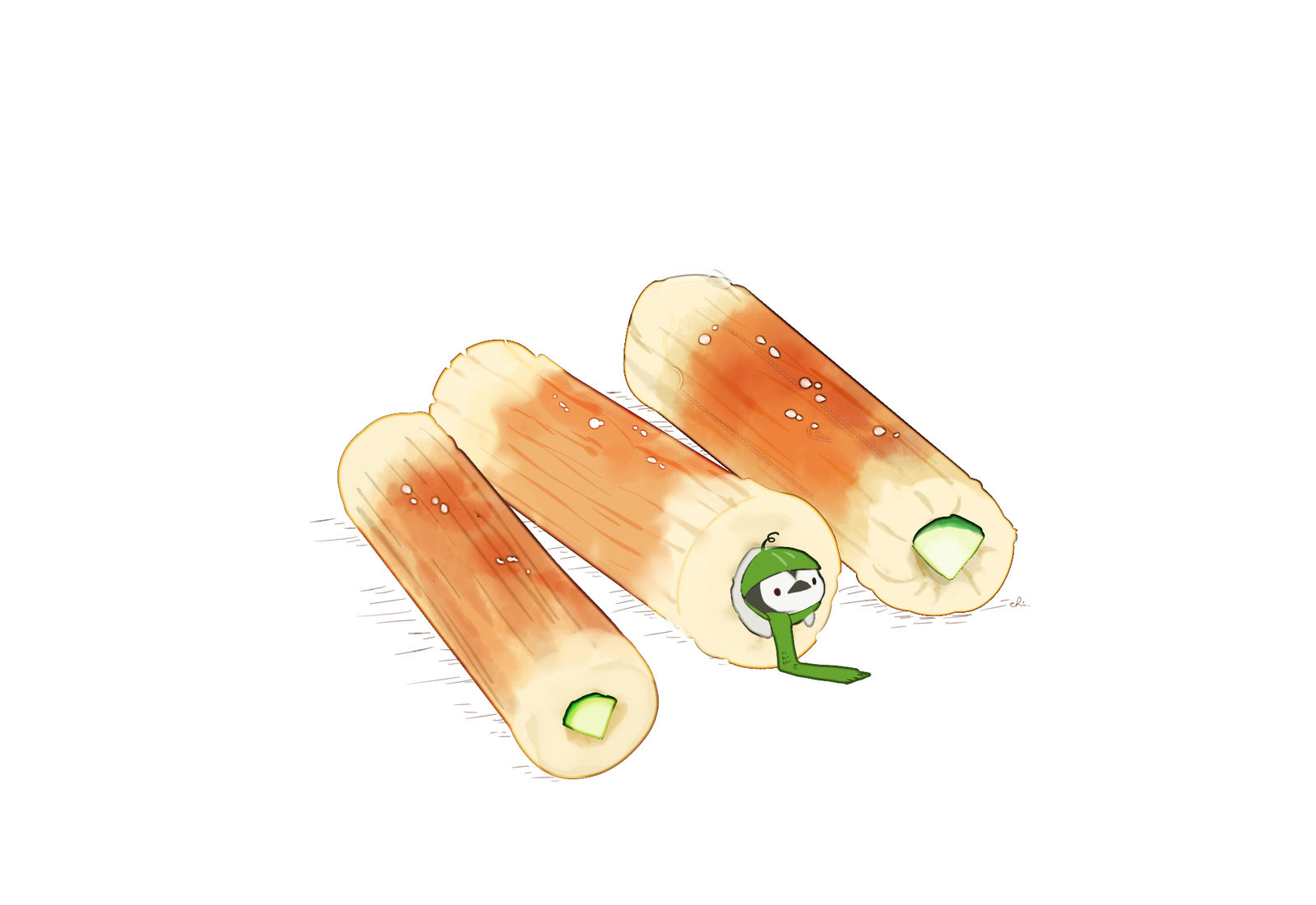 竹轮黄瓜-原创美味的食物