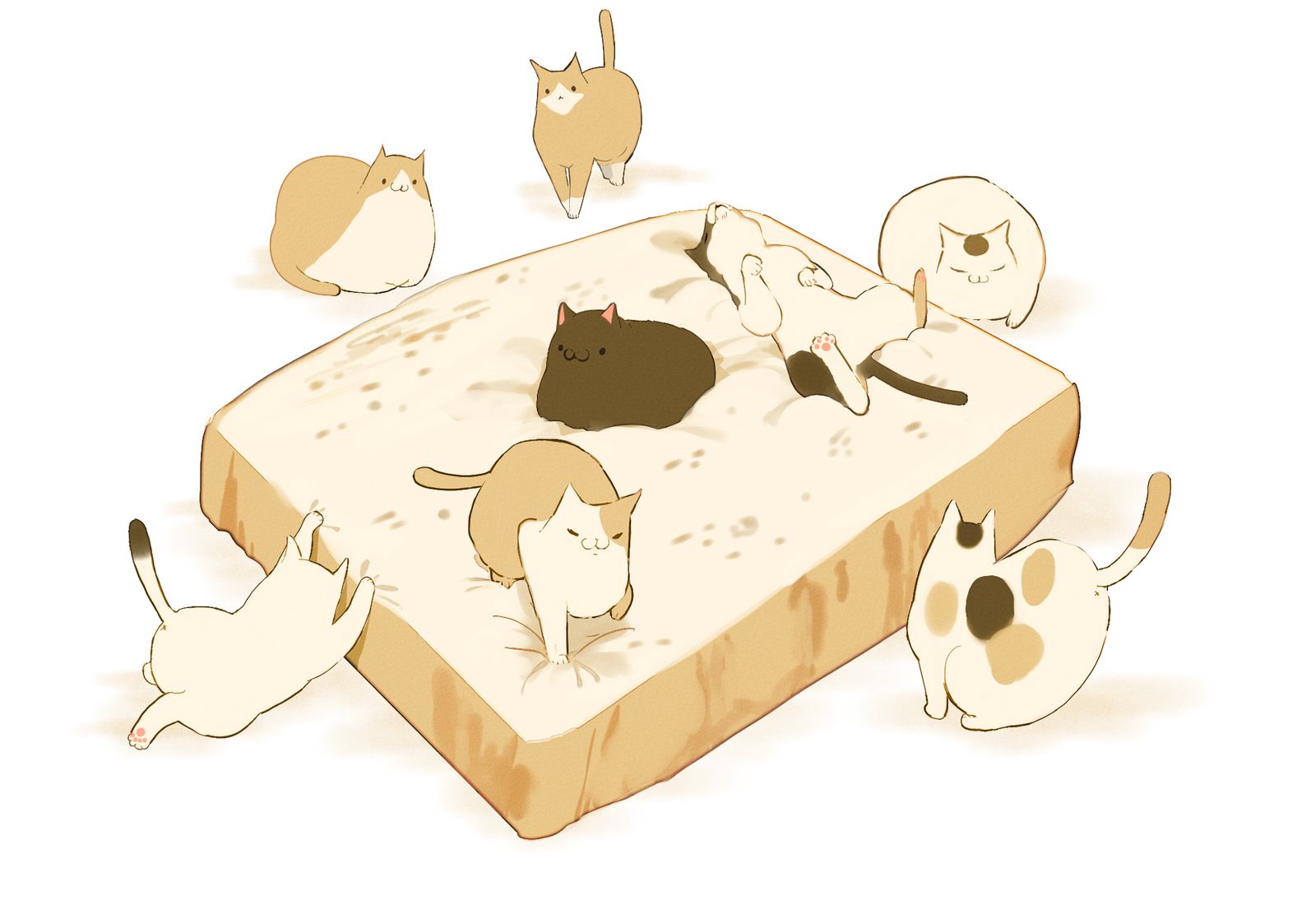 面包猫-原创美味的食物