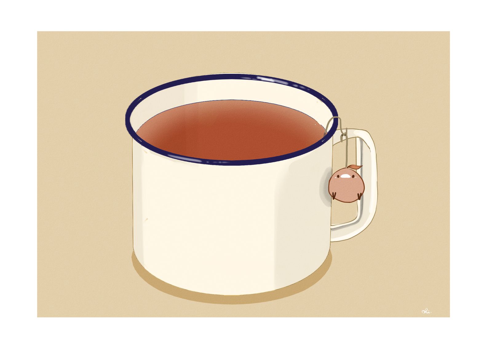 紅茶插画图片壁纸