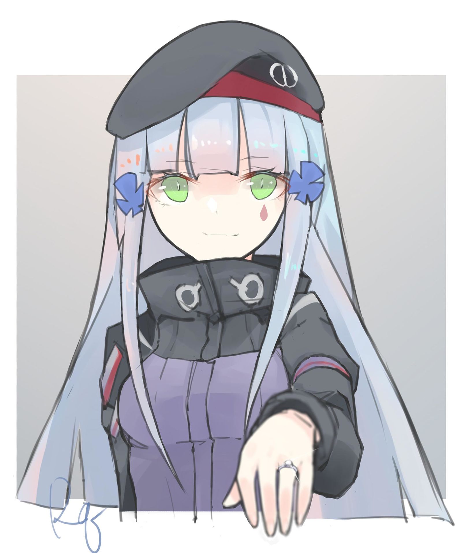 【HK416】Will you marry me?插画图片壁纸