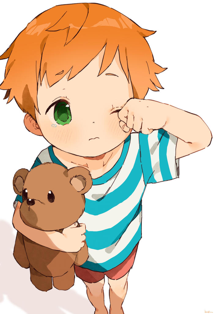 More of the Boy and the Bear!插画图片壁纸