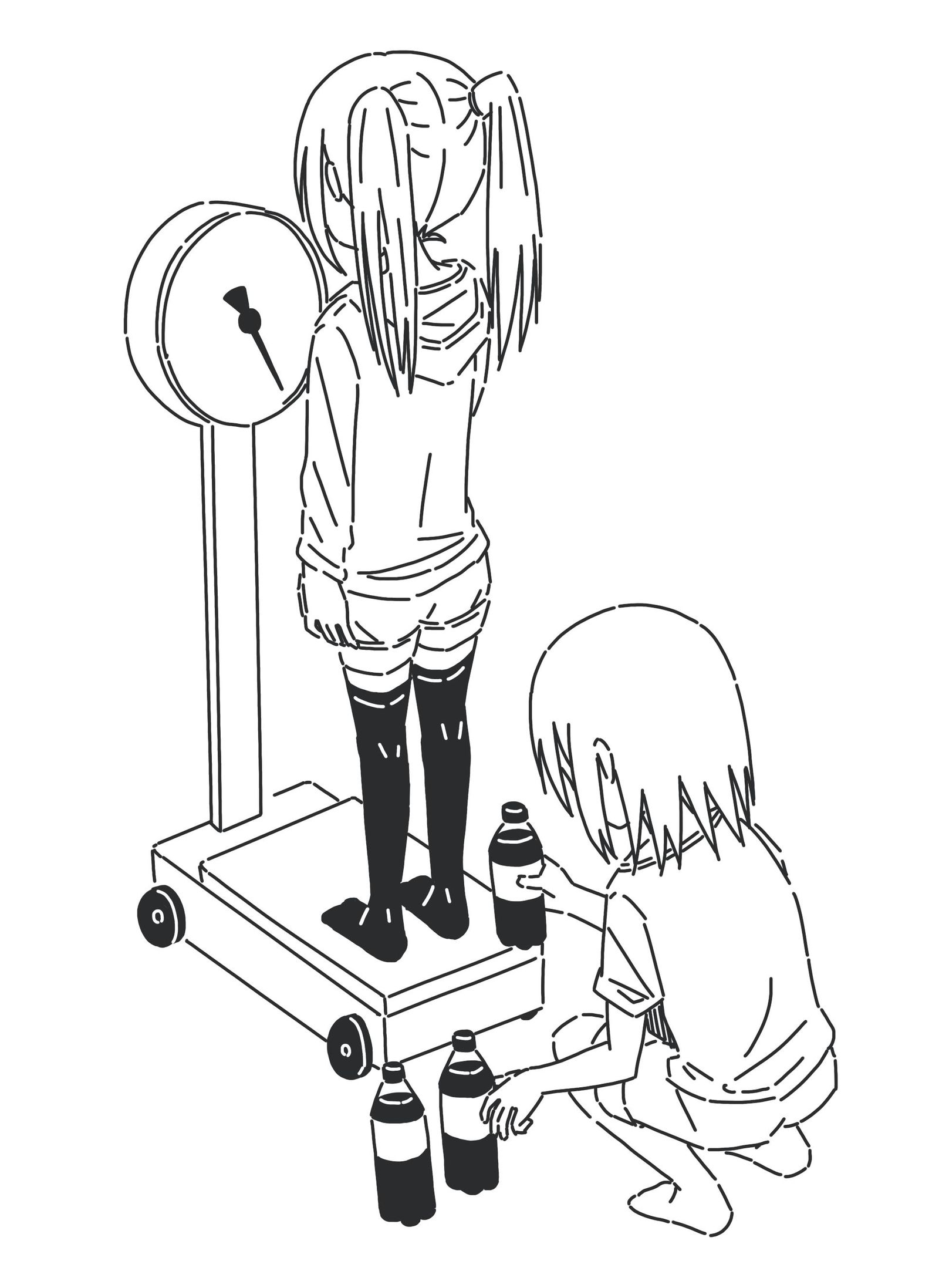 体重計-原创女孩子