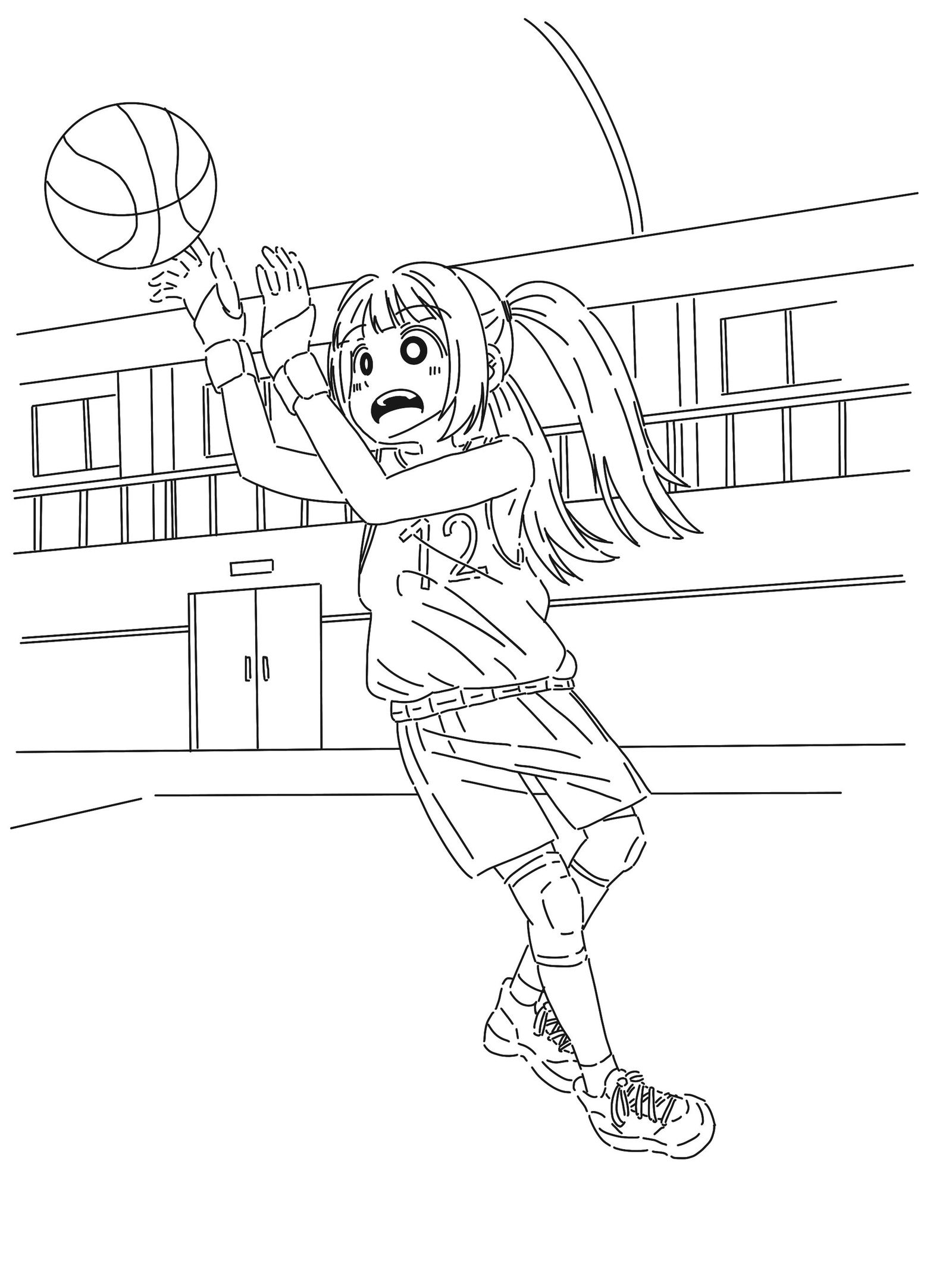 篮球插画图片壁纸