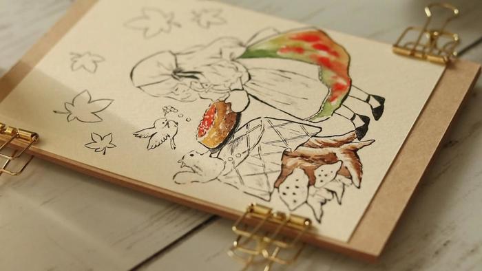 红莓苔蛋糕插画图片壁纸