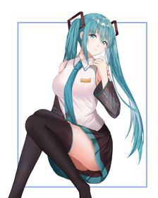 初音插画图片壁纸