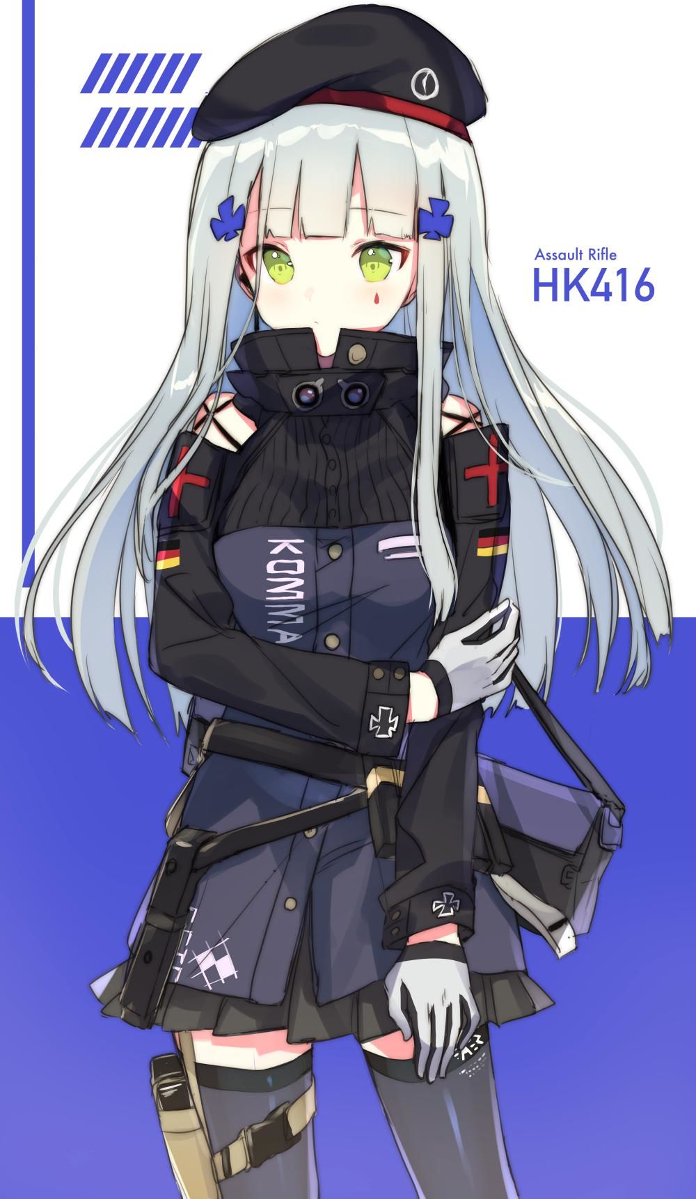 HK416插画图片壁纸