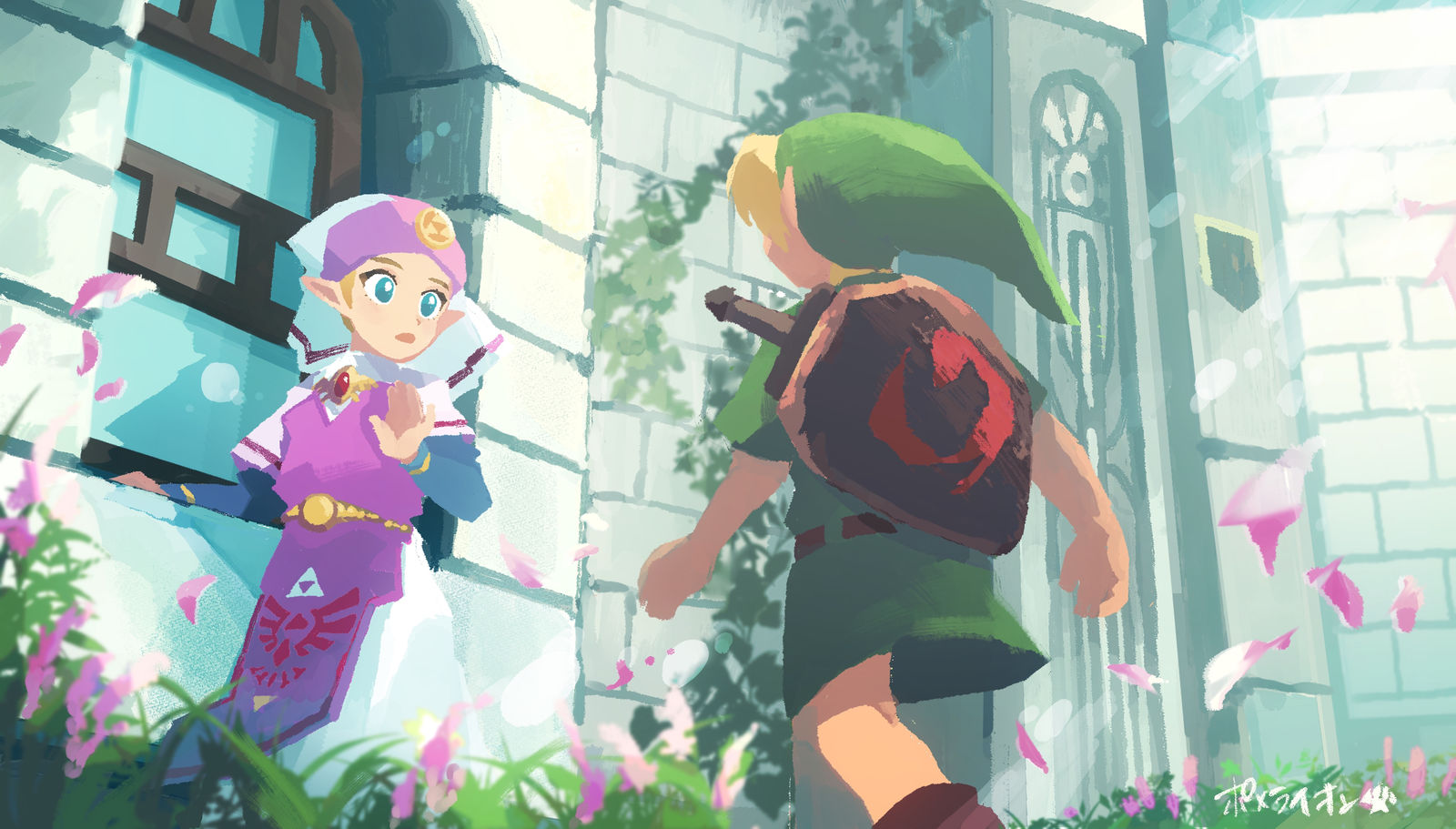 Legend of Zelda插画图片壁纸