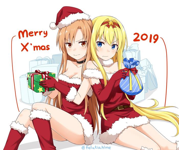 xmas 2019插画图片壁纸