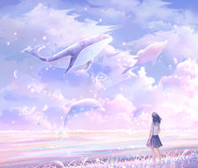鲸之歌-动漫天空风景