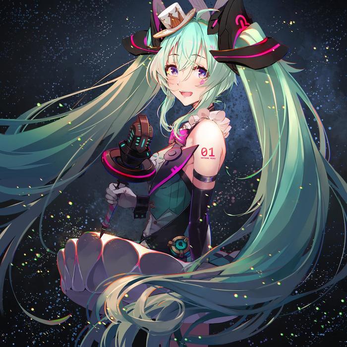 初音未来插画图片壁纸