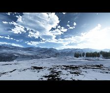 Snow Field-原创心象风景