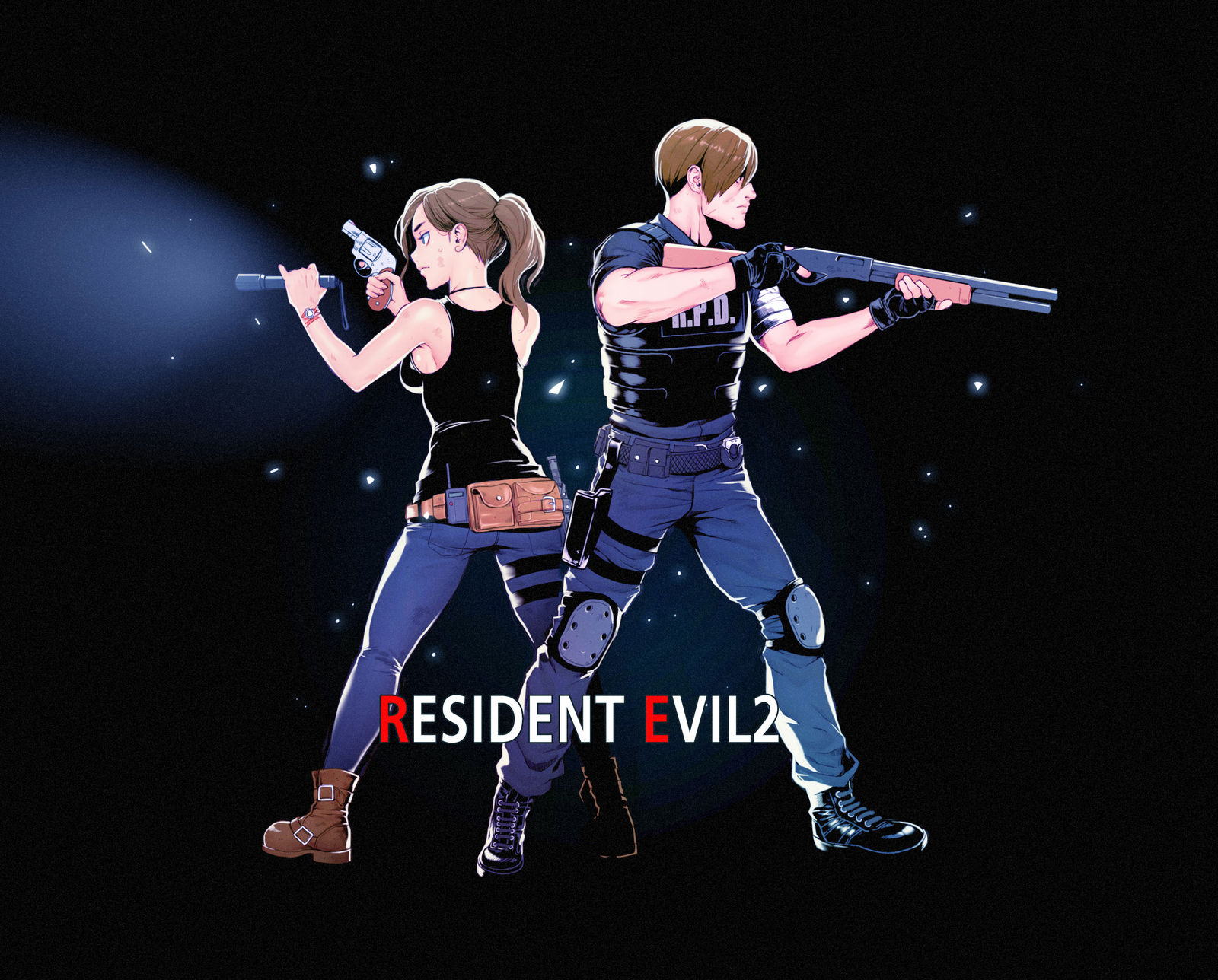 RESIDENT EVIL2插画图片壁纸
